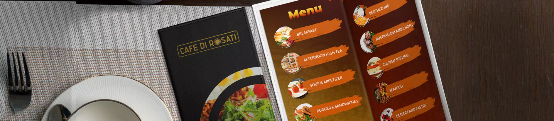 Cafe Di Rosati Menu Book